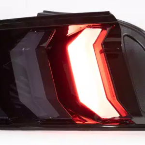 Winjet Tail Light Assembly, LED, Smoke Lens, Gloss Black ABS Plastic Housing, Red Brake Light/ Amber Turn Signal Light – CTRNG0680-GBS