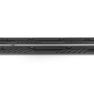 Winjet Running Board, Frontier Series, Powder Coated, Textured Black, Steel, Lighted, Rocker Panel Mount – ATTSL04C101-BX