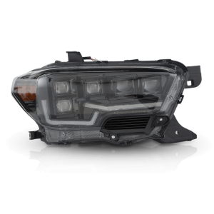 Winjet Headlight Assembly, Rogue Series, LED Bulb, Projector, Built-IN Atticasol LED Chip, 75 Watt Bulbs, 12 Volts – CHATT0682-GBC-SQ