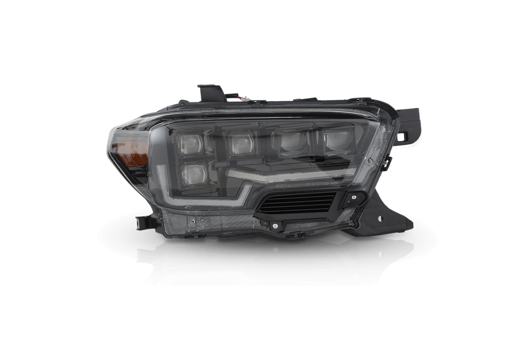 Winjet Headlight Assembly, Rogue Series, LED Bulb, Projector, Built-IN Atticasol LED Chip, 75 Watt Bulbs, 12 Volts – CHATT0682-GBC-SQ