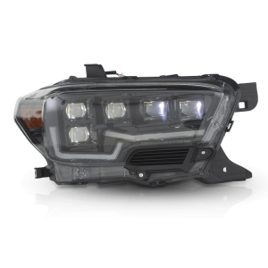 Winjet Headlight Assembly, Rogue Series, LED Bulb, Projector, Built-IN Atticasol LED Chip, 75 Watt Bulbs, 12 Volts – CHATT0682-GBC-SQ