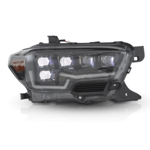 Winjet Headlight Assembly, Rogue Series, LED Bulb, Projector, Built-IN Atticasol LED Chip, 75 Watt Bulbs, 12 Volts – CHATT0682-GBC-SQ