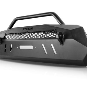 Winjet Bumper, Apex Series, One Piece Design, With Bull Bar, With Internal Winch Mount, With Recovery Tow Hooks/ with D-Ring Mounts – ATTTA01A101-BX
