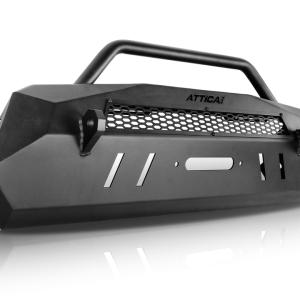 Winjet Bumper, Apex Series, One Piece Design, With Bull Bar, With Internal Winch Mount, With Recovery Tow Hooks/ with D-Ring Mounts – ATTTA01A101-BX