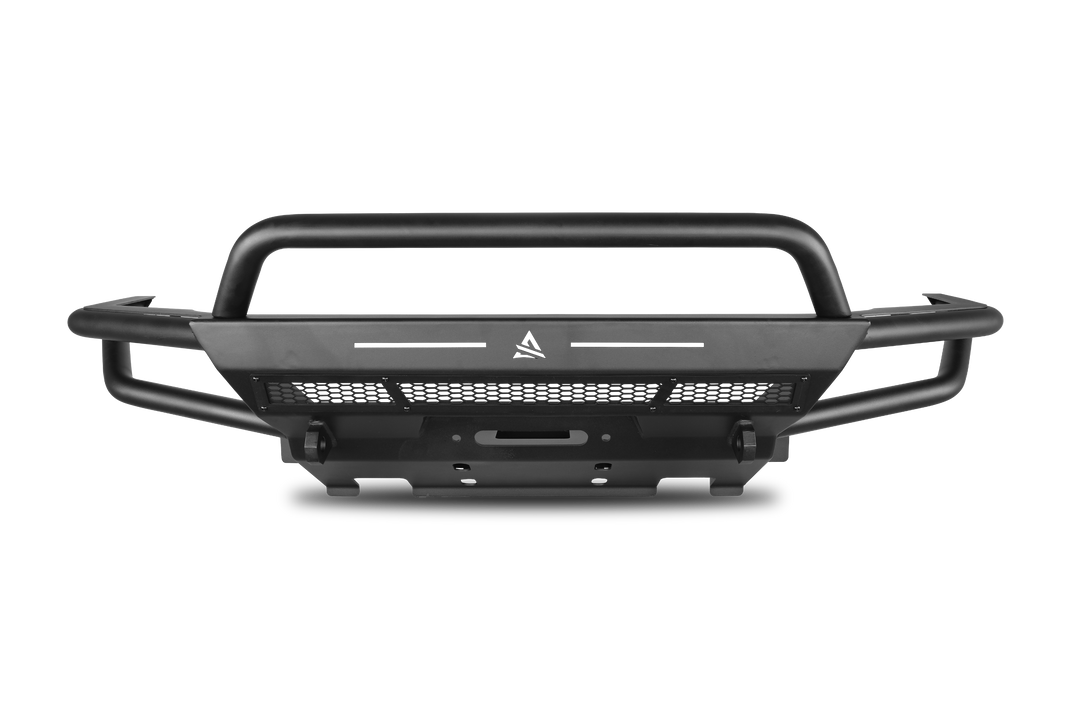Winjet Bumper, Apex Series, One Piece Design, With Bull Bar, With Internal Winch Mount, With D-Ring Mounts – ATTTA01A102-BX