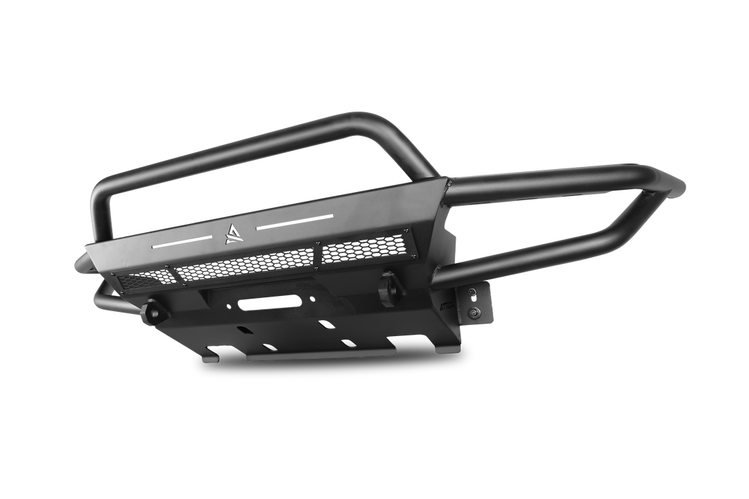 Winjet Bumper, Apex Series, One Piece Design, With Bull Bar, With Internal Winch Mount, With D-Ring Mounts – ATTTA01A102-BX