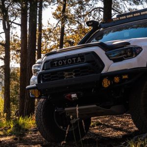 Winjet Bumper, Apex Series, One Piece Design, With Bull Bar, With Internal Winch Mount, With D-Ring Mounts – ATTTA01A102-BX