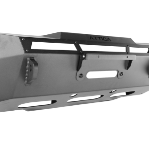 Winjet Bumper, Terra Series, One Piece Design, With Internal Winch Mount, With Recovery Tow Hooks/ with D-Ring Mounts – ATTTR01A101-BX