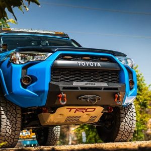 Winjet Bumper, Terra Series, One Piece Design, With Internal Winch Mount, With Recovery Tow Hooks/ with D-Ring Mounts – ATTTR01A101-BX