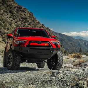 Winjet Bumper, Terra Series, One Piece Design, With Bull Bar, With Internal Winch Mount, With D-Ring Mounts – ATTTR01A102-BX