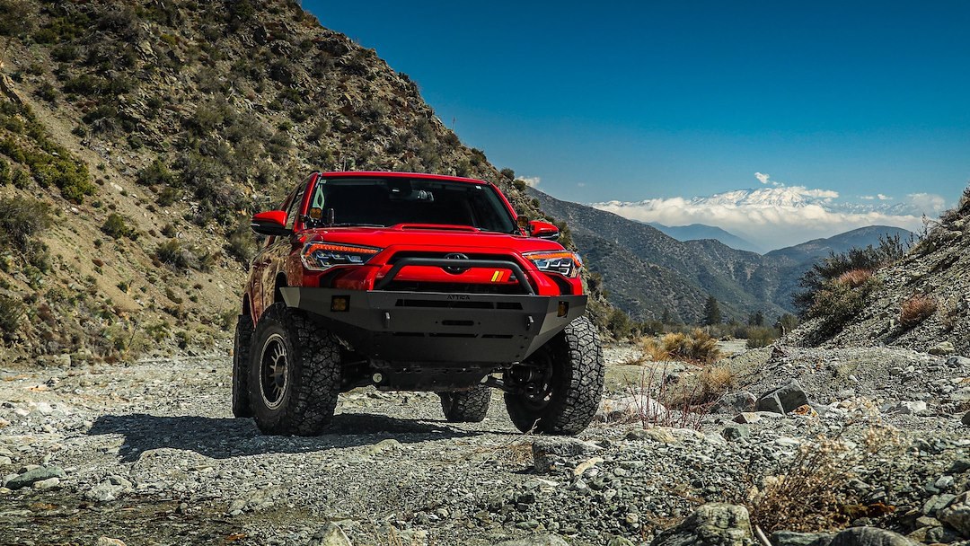 Winjet Bumper, Terra Series, One Piece Design, With Bull Bar, With Internal Winch Mount, With D-Ring Mounts – ATTTR01A102-BX