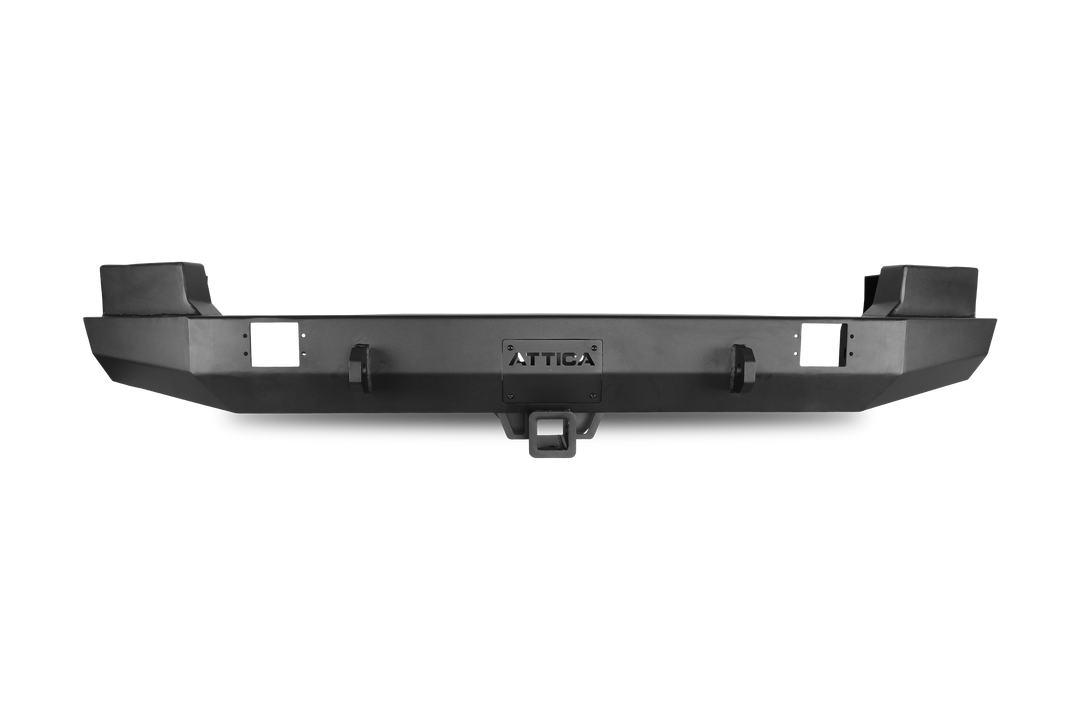 Winjet Bumper, Terra Series, Rear, One Piece Design, With D-Ring Mounts, Compatible with OE Receiver Hitch – ATTTR01B101-BX