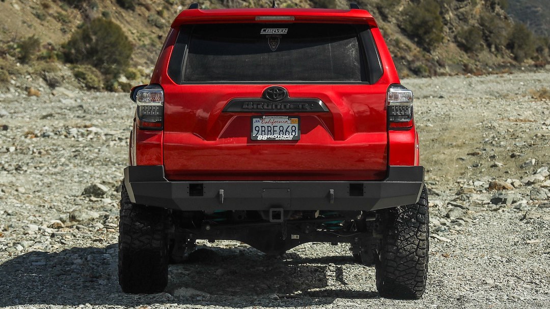 Winjet Bumper, Terra Series, Rear, One Piece Design, With D-Ring Mounts, Compatible with OE Receiver Hitch – ATTTR01B101-BX