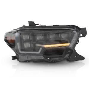 Winjet Headlight Assembly, Rogue Series, LED Bulb, Projector, Built-IN Atticasol LED Chip, 75 Watt Bulbs, 12 Volts – CHATT0682-BC-SQ