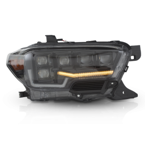 Winjet Headlight Assembly, Rogue Series, LED Bulb, Projector, Built-IN Atticasol LED Chip, 75 Watt Bulbs, 12 Volts – CHATT0682-BC-SQ
