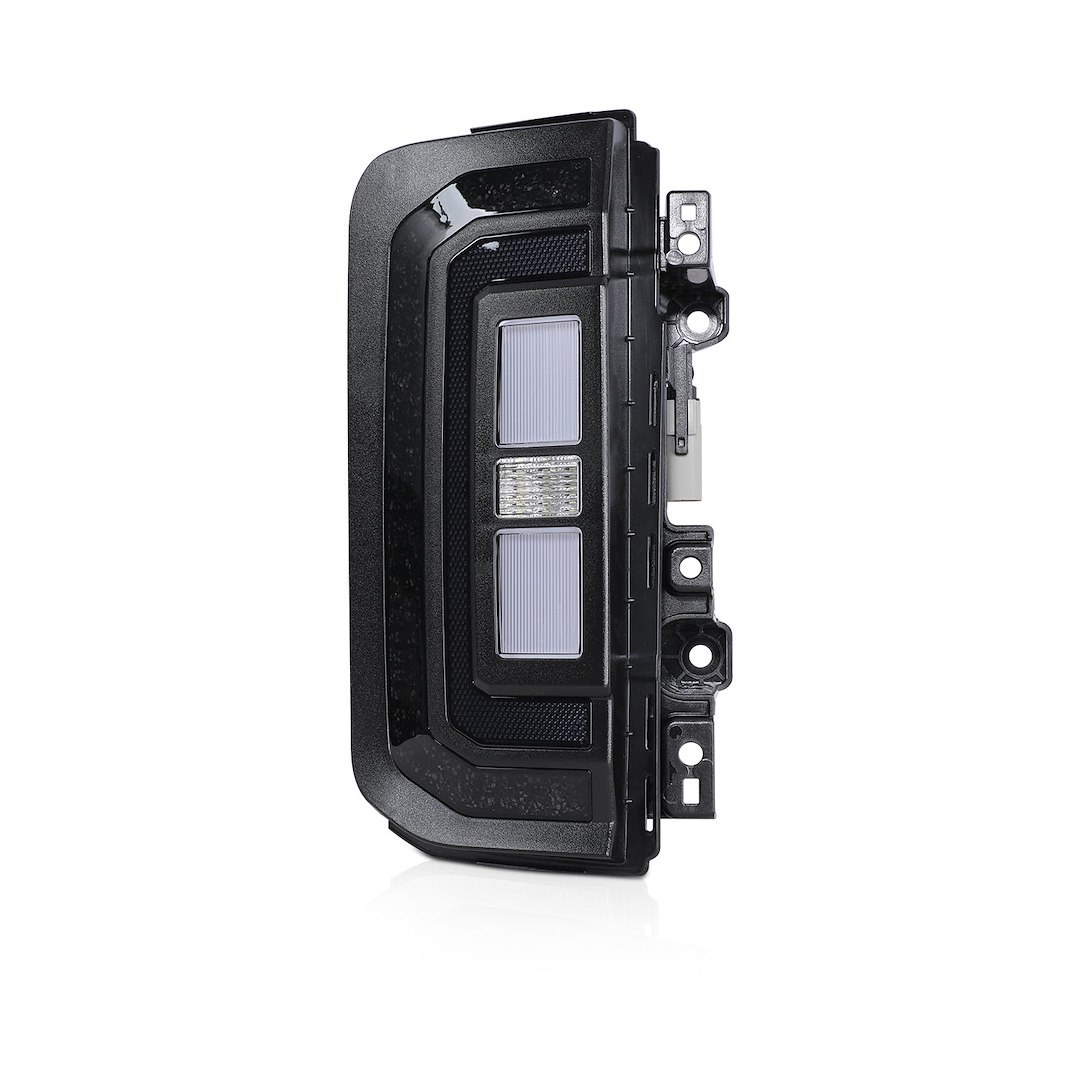 Winjet Tail Light Assembly, Sol Series, Black/ Smoke Lens, Black Housing, LED – CTATT0781-L2-SQ