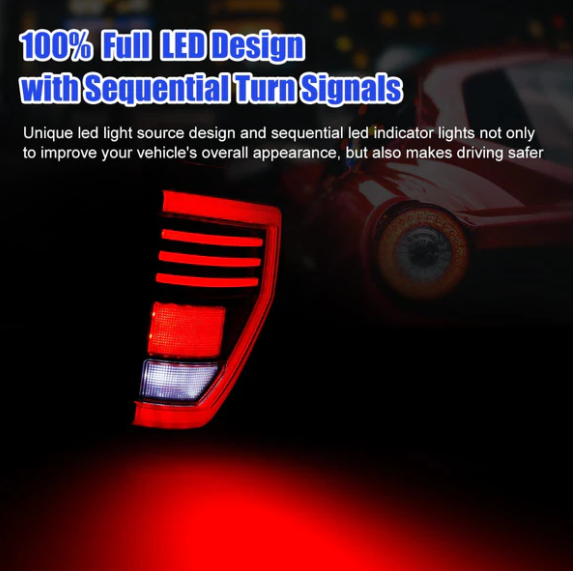 Winjet Tail Light Assembly, Smoke Lens, Matte Black ABS Plastic Housing, LED Bulb – CTWJ-0706-BS-SQ