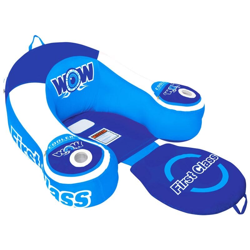 Wow Sports Float Tube, First Class, Pool/ Beach/ Lake/ River, U Shape, 1 Person Rider, 52 Inch Length X 46 Inch Width, Deep Cockpit Seating – 11-2030