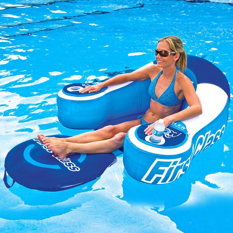 Wow Sports Float Tube, First Class, Pool/ Beach/ Lake/ River, U Shape, 1 Person Rider, 52 Inch Length X 46 Inch Width, Deep Cockpit Seating – 11-2030