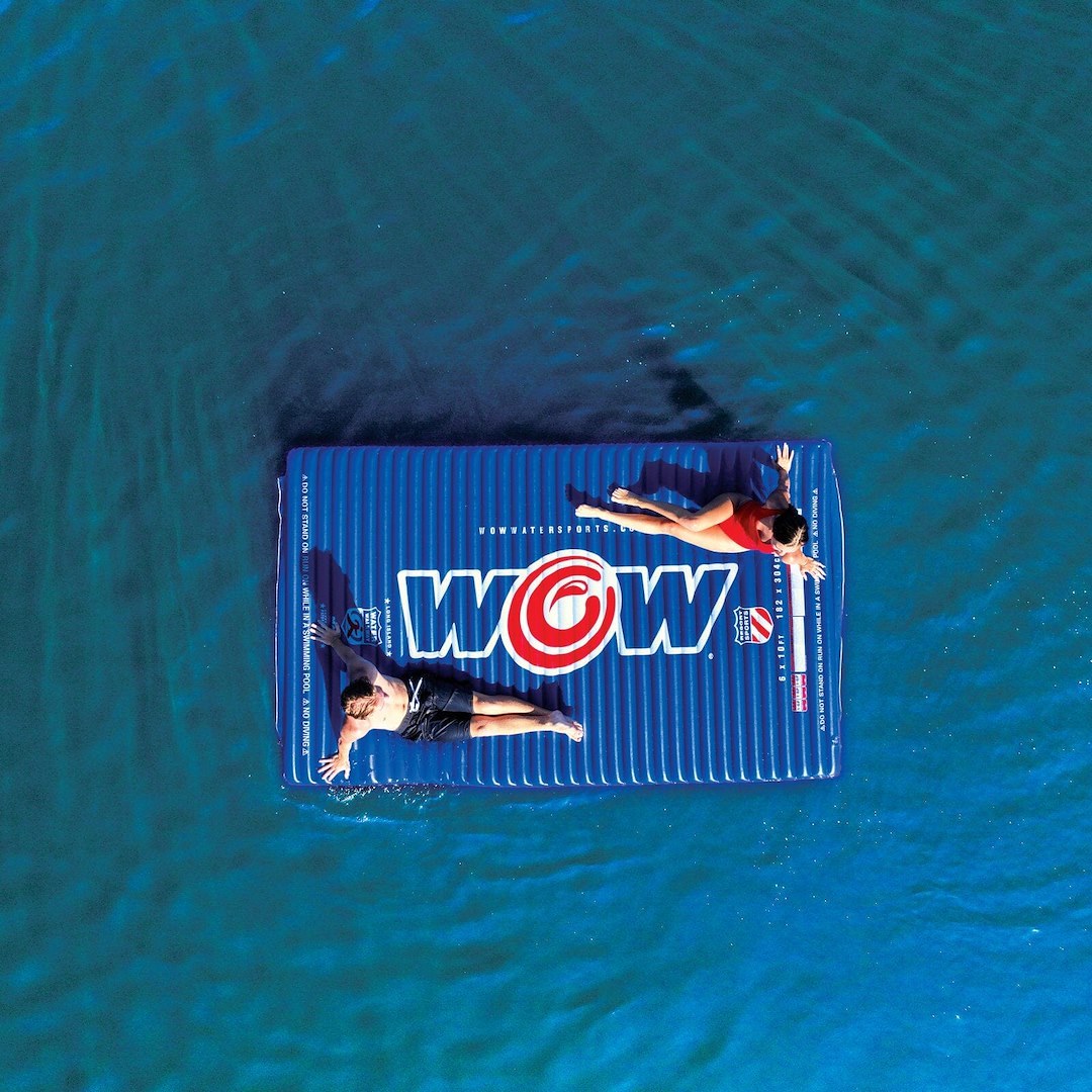 Wow Sports Water Walkway, 1 to 6 Adults, 10 Feet Length X 6 Feet Width, Blue, PVC – 12-2030