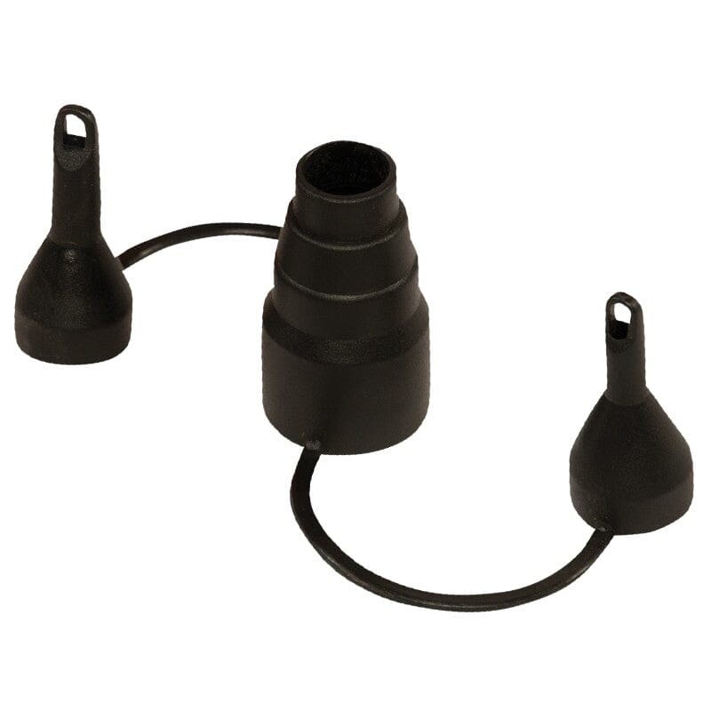 Wow Sports Air Pump, For Use with Small/Medium and Large Inflatables, Electric Pump, 12 Volts, 3.0 PSI, Orange and Black, Plastic – 13-4020