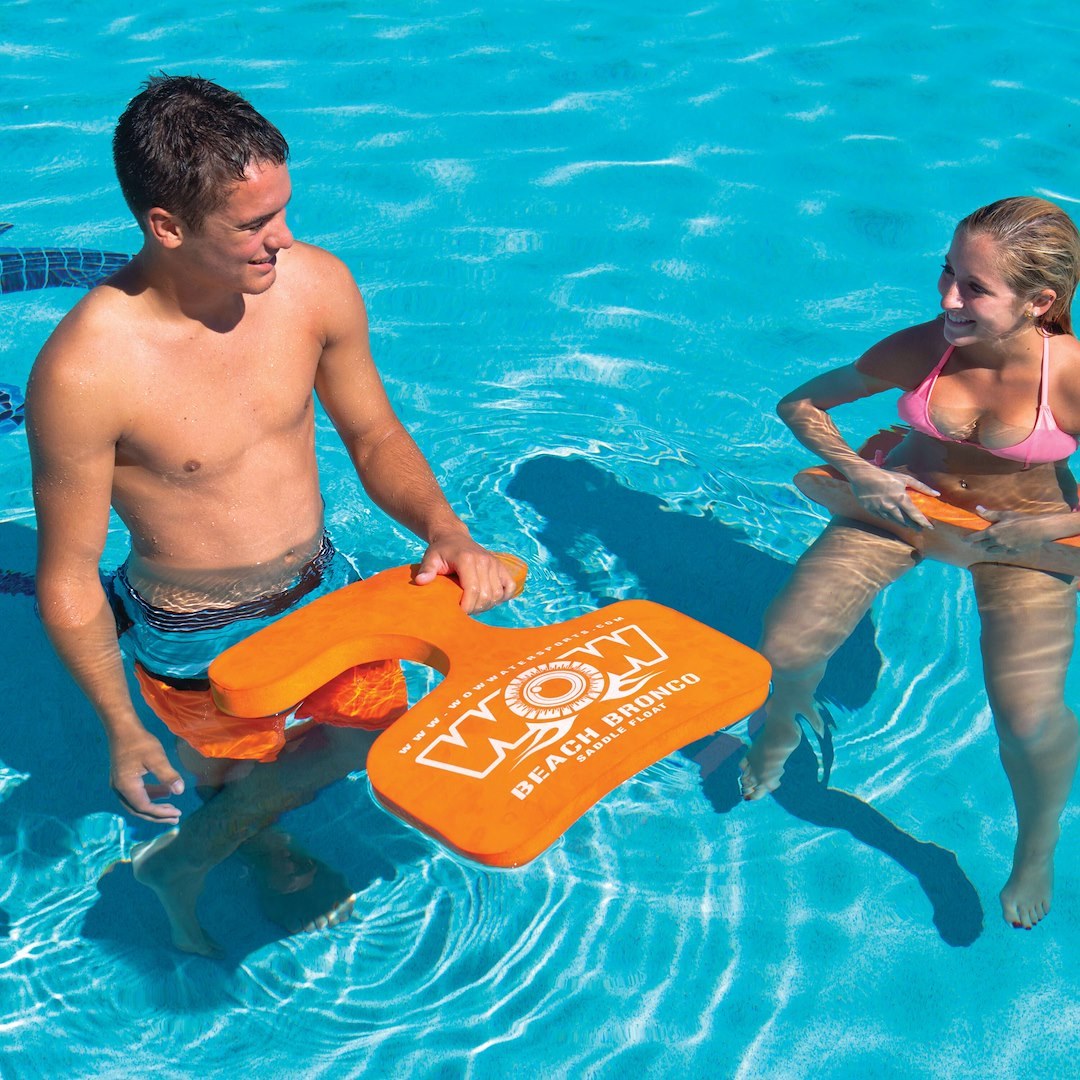 Wow Sports Pool Noodle, Beach Bronco, Saddle Type, One Person/ 220 Pound Load Capacity – 14-2120
