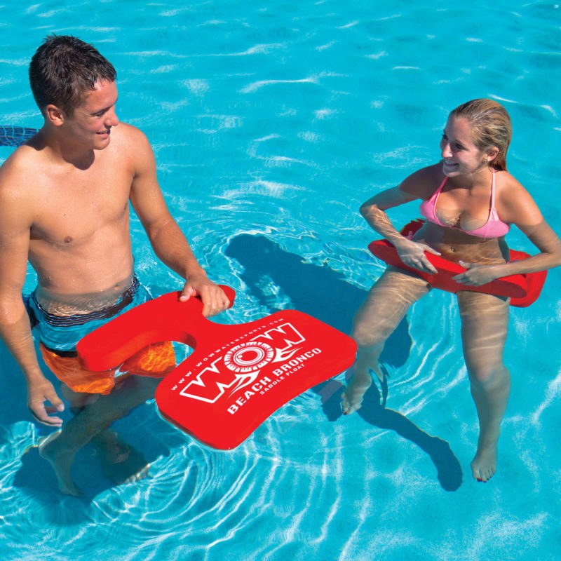 Wow Sports Pool Noodle, Beach Bronco, Saddle Type, One Person/ 220 Pound Load Capacity – 14-2130