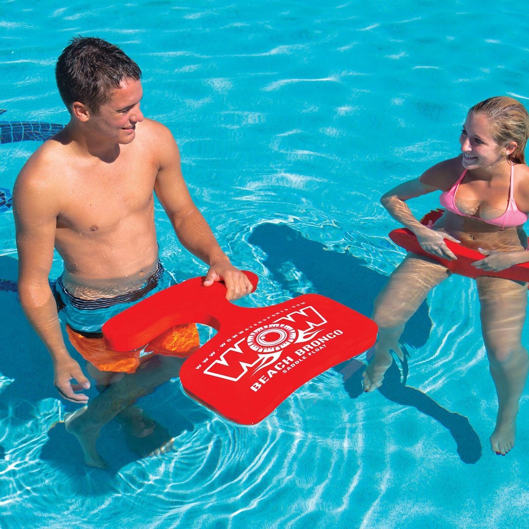 Wow Sports Pool Noodle, Beach Bronco, Saddle Type, One Person/ 220 Pound Load Capacity – 14-2140