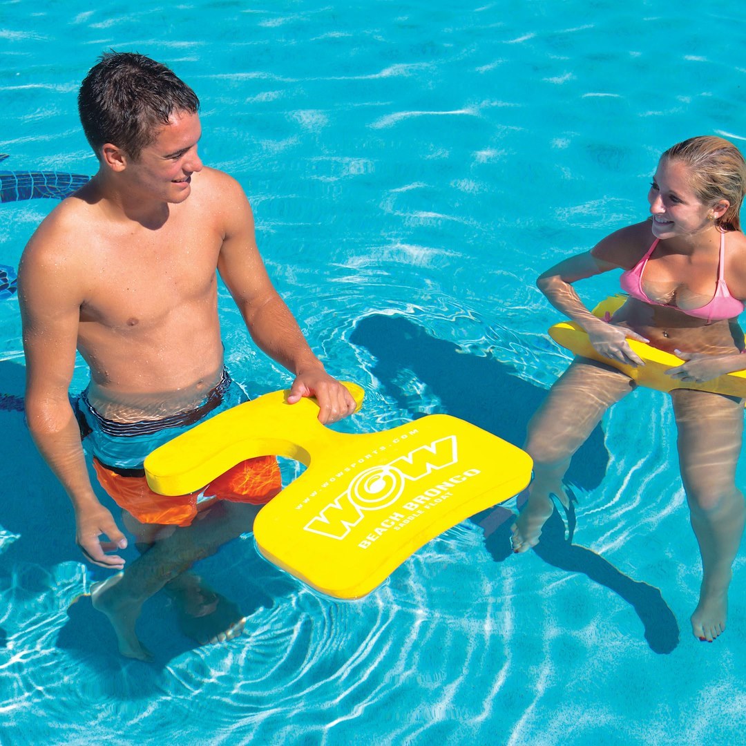Wow Sports Pool Noodle, Beach Bronco, Saddle Type, One Person/ 220 Pound Load Capacity – 14-2150