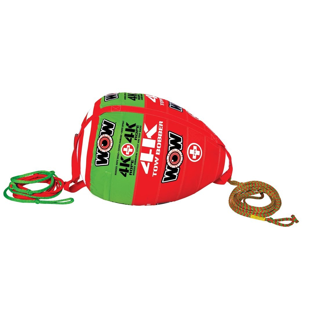 Wow Sports Towable Tube Tow Bobber, Use to Enhance the Performance of 1 to 4 Person Towable Tube, Multi-Color – 15-3000