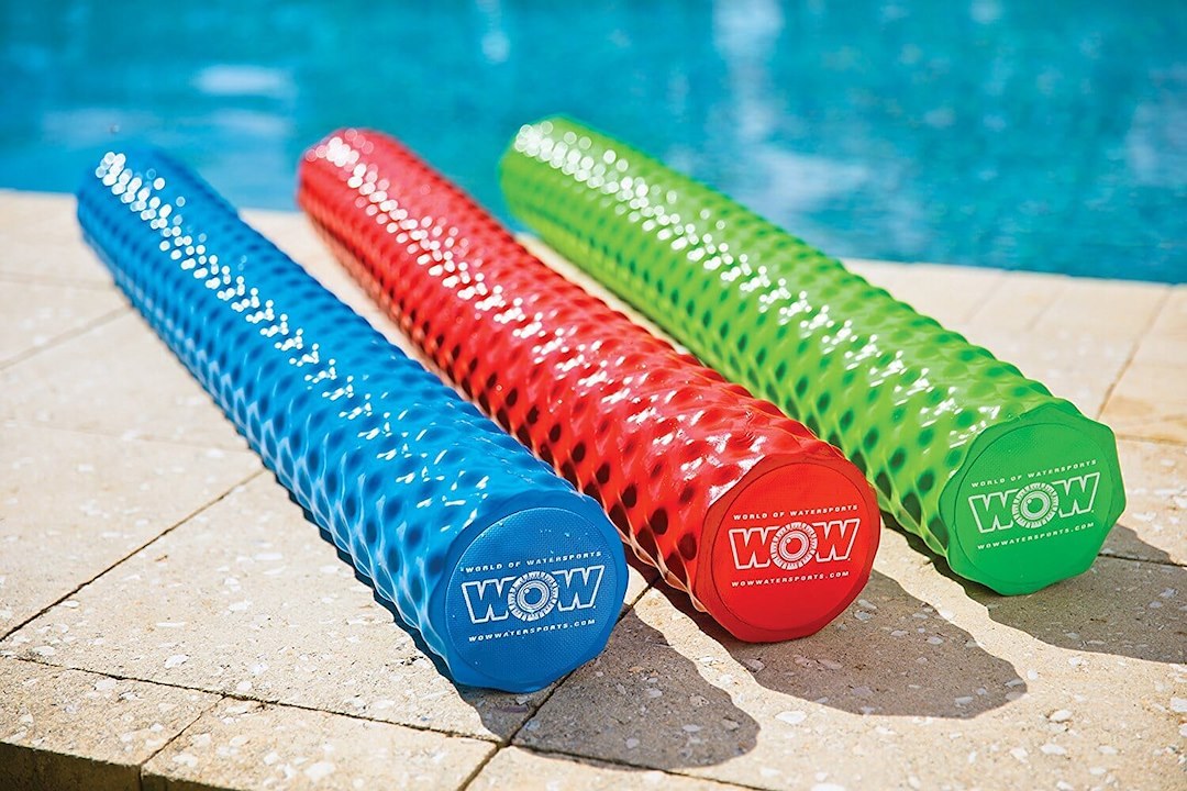 Wow Sports Pool Noodle, First Class, Cylindrical Tube Type, One Person/ 250 Pound Load Capacity, 5-1/2 Inch Diameter X 46 Inch Length, Blue – 17-2060B