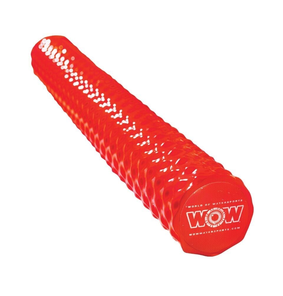 Wow Sports Pool Noodle, First Class, Cylindrical Tube Type, One Person/ 250 Pound Load Capacity, 5-1/2 Inch Diameter X 46 Inch Length, Red – 17-2064R