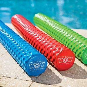 Wow Sports Pool Noodle, First Class, Cylindrical Tube Type, One Person/ 250 Pound Load Capacity, 5-1/2 Inch Diameter X 46 Inch Length, Red – 17-2064R