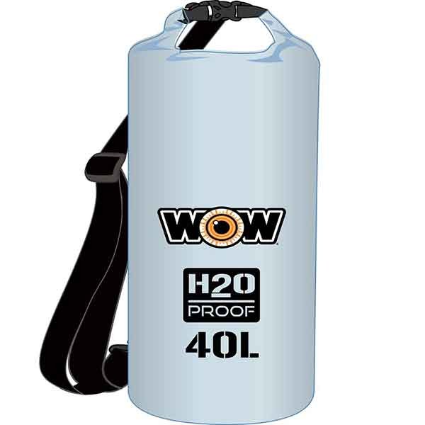 Wow Sports Gear Bag, H2O Proof, Backpack Style, 40 Liter Capacity, 1 Large Buckle Locked Compartment, With Adjustable Shoulder Strap – 18-5100C