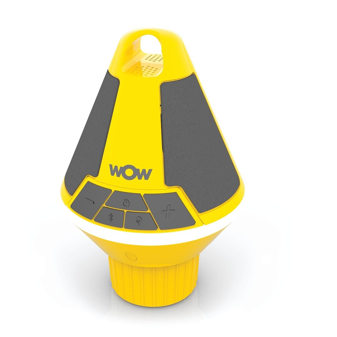 Wow Sports Speaker, Wow-Sound Buoy, Omnidirectional, Rechargeable Lithium Ion Battery, Waterproof/ Shock Proof/ Dust Proof – 19-9000