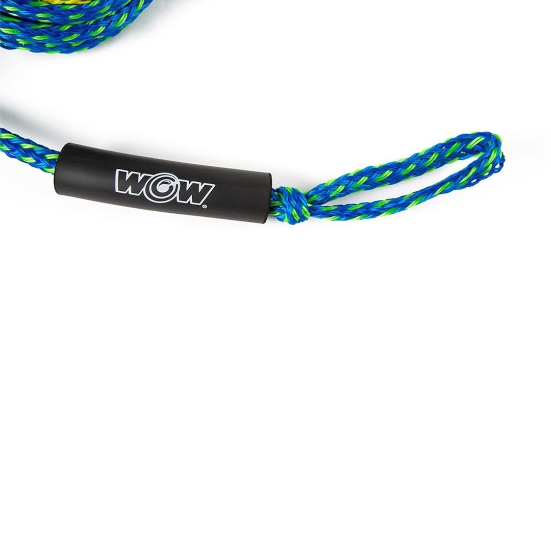 Wow Sports Towable Tube Tow Rope, 4K, Use to Tow Towable Tube of 1 to 2 Riders, 4150 Pound Breaking Strength, 60 Foot Length – 22-WRP-4608