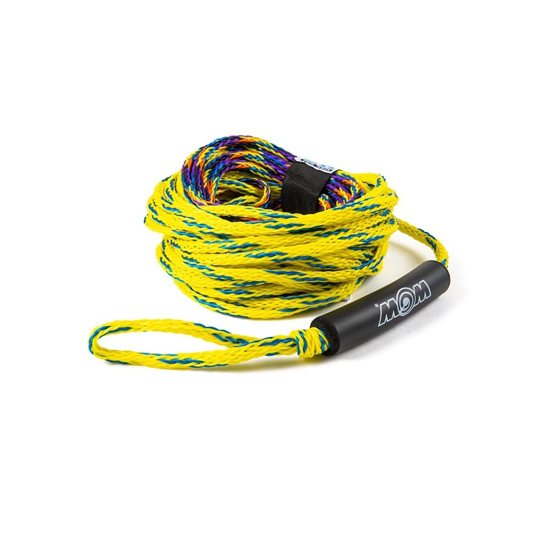 Wow Sports Towable Tube Tow Rope, 2K, Use to Tow Towable Tube of 1 to 2 Riders, 2375 Pound Breaking Strength, 60 Foot Length – 22-WRP-4609