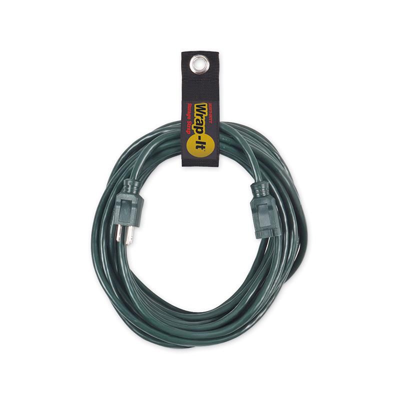Wrap-It Multi Purpose Strap, 10-1/4 Inch Length X 1-1/2 Inch Width, Medium, Black, Nylon – 100-20B