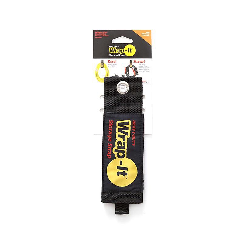 Wrap-It Multi Purpose Strap, 15-3/4 Inch Length X 2-1/2 Inch Width, Extra Large, Black, Nylon – 100-40B