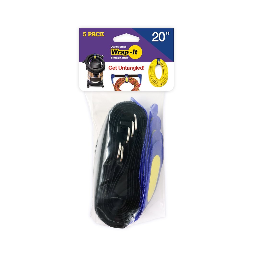 Wrap-It Multi Purpose Strap, 20 Inch Length, Blue, Nylon – 205-MB20B