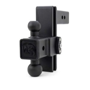 Weigh Safe Trailer Hitch Ball Mount, 180 Pro, Fits 2 Inch Receiver, 15000 Gross Trailer Weight, Adjustable, Stowable Design – STB8-2