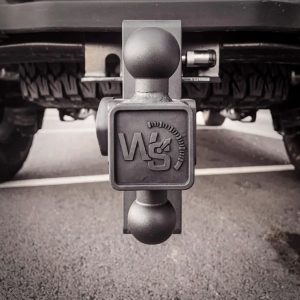 Weigh Safe Trailer Hitch Ball Mount, 180 Degree, Fits 2 Inch Receiver, 25000 Gross Trailer Weight, Adjustable, Stowable Design – STB8-2.5