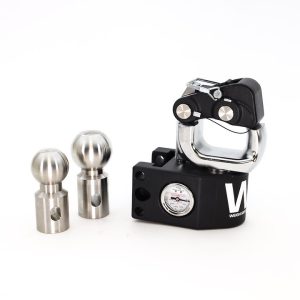 Weigh Safe Pintle Hook, Compatible with Existing Steel Weigh Safe Slider Hitch, With Built-IN Scale, With 2 Inch and 2-5/16 Inch Balls – SWS01-PATB