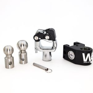 Weigh Safe Pintle Hook, Compatible with Existing Steel Weigh Safe Slider Hitch, With Built-IN Scale, With 2 Inch and 2-5/16 Inch Balls – SWS01-PATB