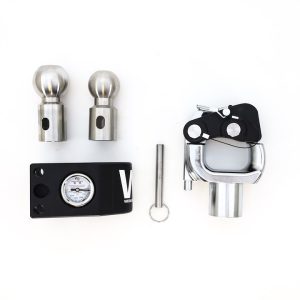Weigh Safe Pintle Hook, Compatible with Existing Steel Weigh Safe Slider Hitch, With Built-IN Scale, With 2 Inch and 2-5/16 Inch Balls – SWS01-PATB