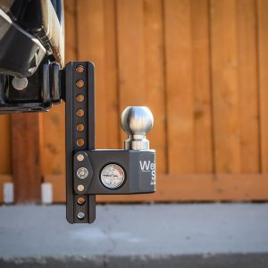 Weigh Safe Trailer Hitch Ball Mount, Fits 2 Inch Receiver, 12500 Gross Trailer Weight, Adjustable, Stowable Design, 8 Inch Drop/ 9 Inch Rise – SWS8-2