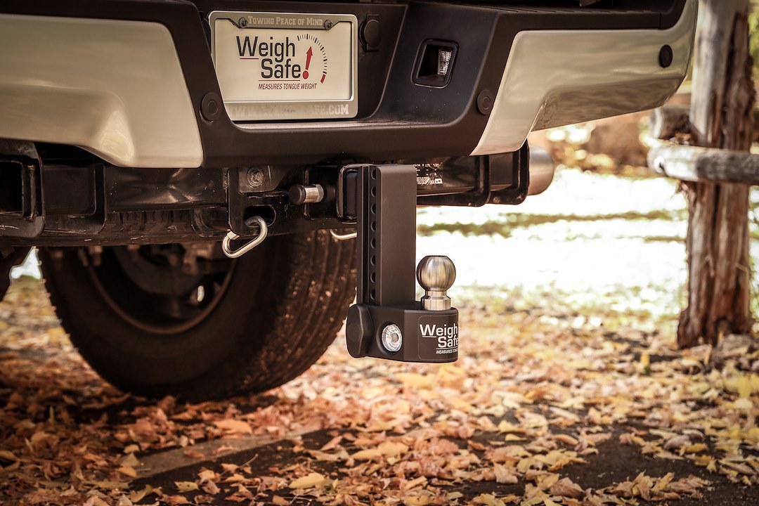 Weigh Safe Trailer Hitch Ball Mount, Fits 2-1/2 Inch Receiver, 18500 Gross Trailer Weight, Adjustable, Stowable Design – SWS8-2.5