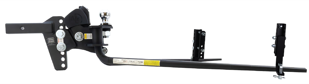 Weigh Safe Weight Distribution Hitch, True Tow, Trunion Style, 6000 Pound Gross Trailer Weight, With 2 Inch Shank/ 8 Inch Drop – TTLW8-2