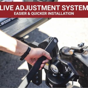 Weigh Safe Weight Distribution Hitch, Trunion Style, 12500 Pound Gross Trailer Weight, With 2-1/2 Inch Shank/ 6 Inch Drop – TTMW6-2.5XL