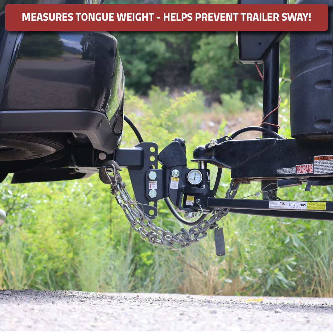 Weigh Safe Weight Distribution Hitch, True Tow, Trunion Style, 12500 Pound Gross Trailer Weight, With 2 Inch Shank/ 6 Inch Drop – TTMW6-2XL